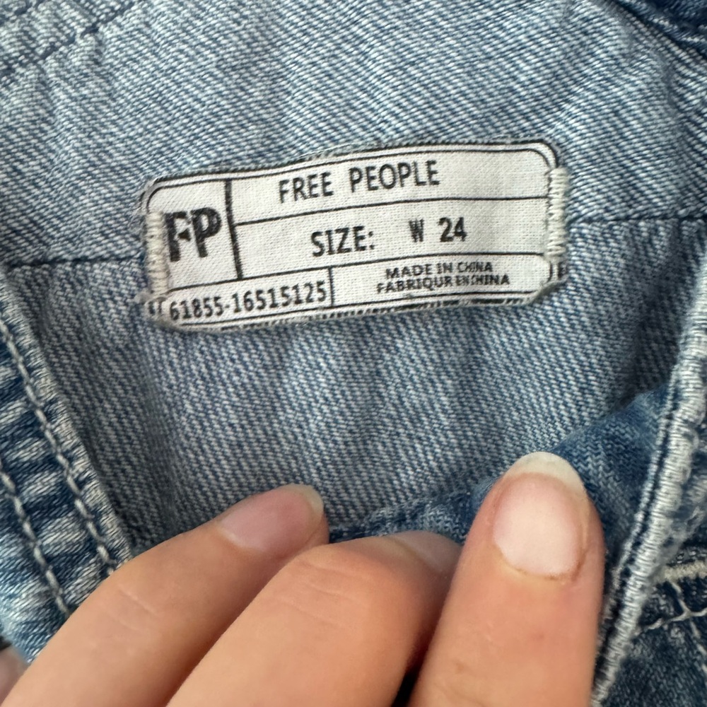 Free People Light Blue Denim